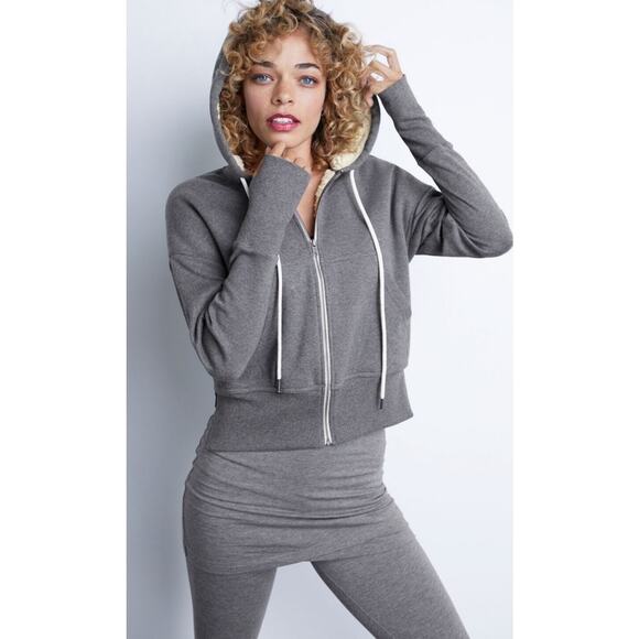 Cabi Apres ski hoodie Sherpa lined womens size XL cozy sweater style #3853 - Picture 1 of 10